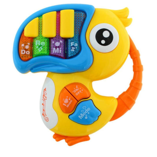 Brinquedo Tucano piano musical educativo bebê Click Happy Lonix Shopping