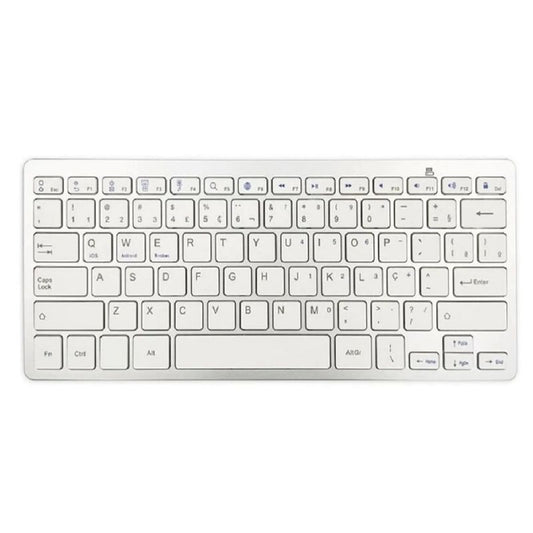 Mini Teclado Bluetooth sem Fio Ultrafino, Note, PC, Tablet, Celular Lonix Shopping