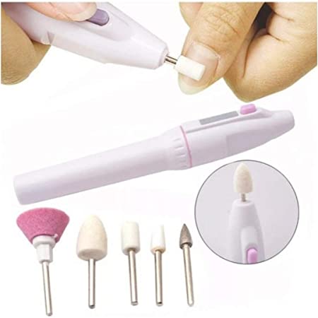 Kit Elétrico para Manicure e Pedicure: Lixador, Removedor de Cutículas, Polidor e Modelador_Lonix Shopping